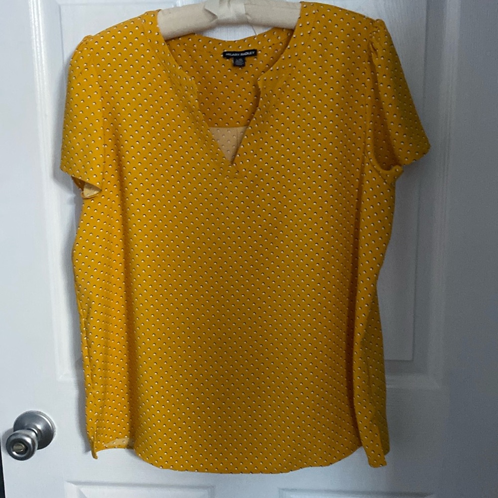 Cap sleeve blouse